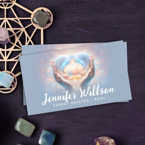 Healing Hands_ Energy Healing _ Reiki Business Card