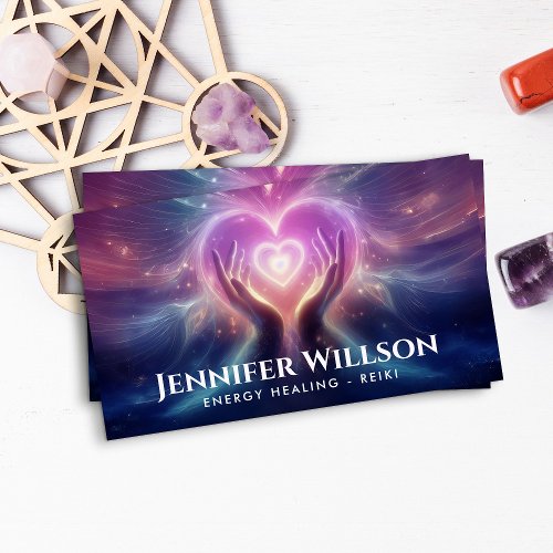 Healing Hands_ Energy Healing _ Reiki Business Card