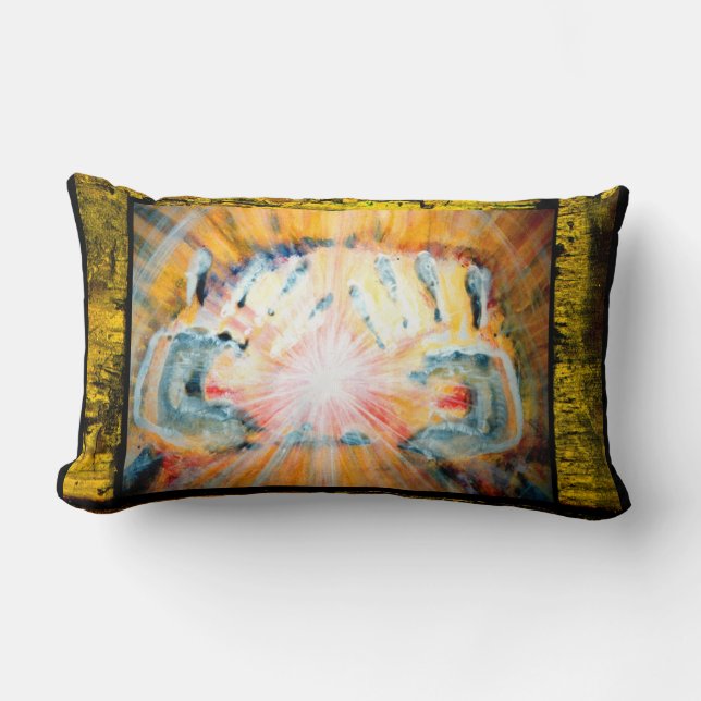 Healing Hands Lumbar Pillow (Front)