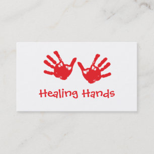 Healing Hands Massage - Reiki Business Card