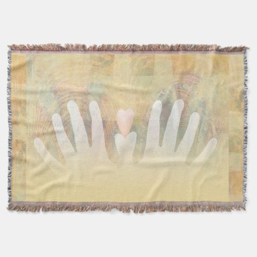 Healing Hands Massage Throw Blanket