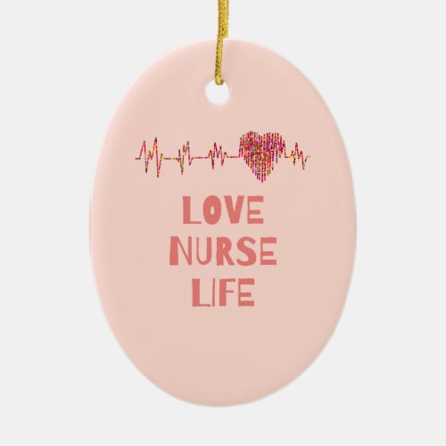 Healing Hands The Life of a Nurse Ceramic Ornament