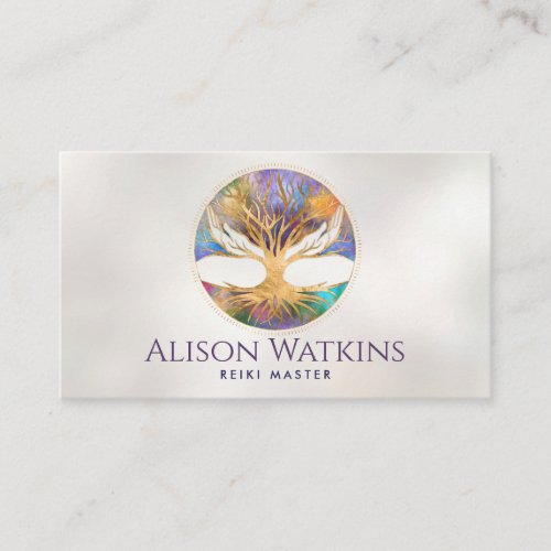 Healing Hands Tree of life Business Card