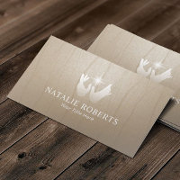 Healing Hands Wellness Spa Massage Therapy Zen Business Card