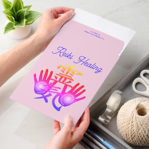 Healing Hands with Reiki Sign 2 Envelope Mailers