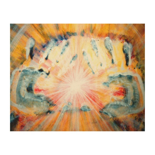 Healing Hands Wood Wall Decor (Front)