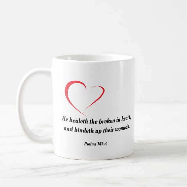 Healing Heart Mug (Left)