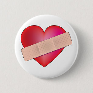Healing Heart Pinback Button