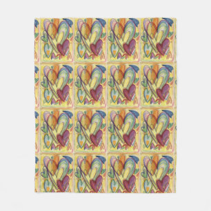Healing Hearts Custom Fleece Throw Blanket
