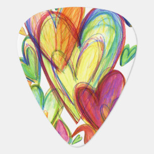 Healing Hearts Guitar Pick