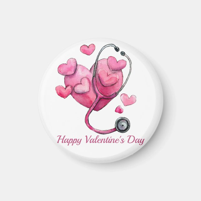 Healing Hearts Valentine Design Magnet (Front)