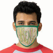 Healing Hearts Word Art Custom Face Mask (Worn Him)