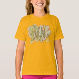 Healing Hearts Word Art Inspirational T-Shirt