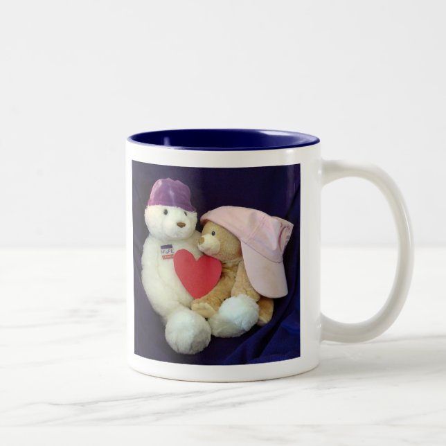 Healing Hugs Mug Blue (Right)