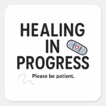 Healing in Progress – Sticker