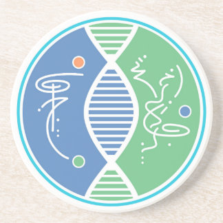 Healing Inner Circle Symbol on Stone Coaster