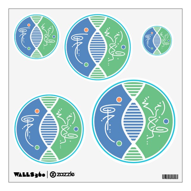 Healing Inner Circle Symbol Wall Decal (Front)