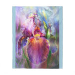 Healing Iris Goddess Art Blanket