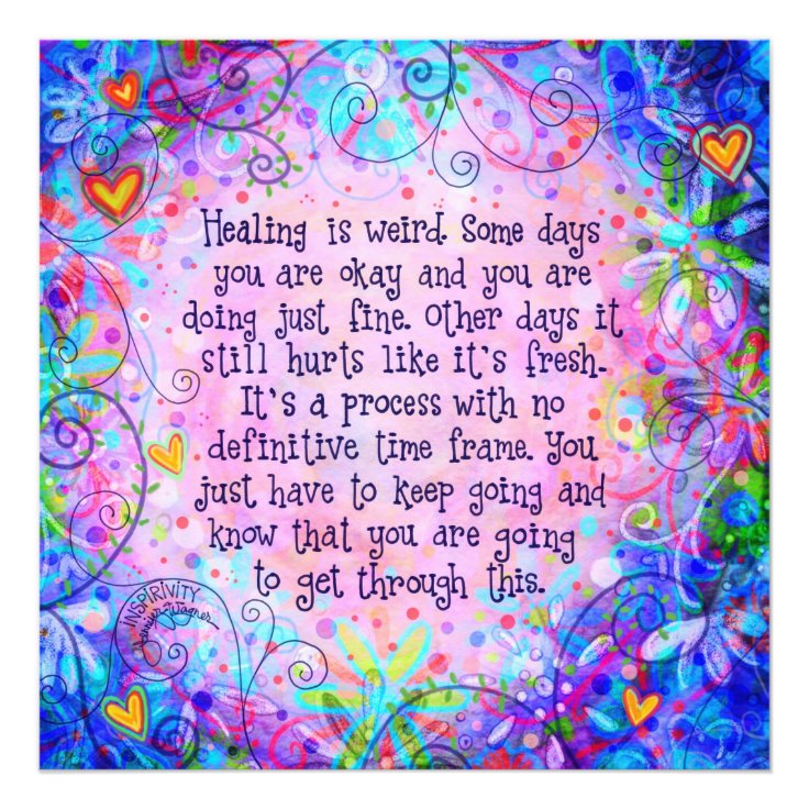 Healing is a Process Photo Print | Zazzle