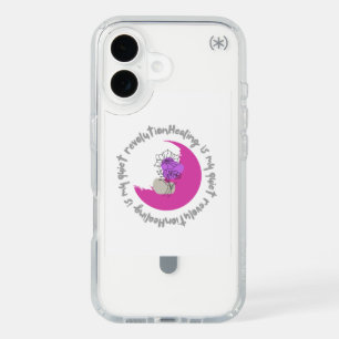 Healing Is My Quiet Revolution – Empowering Quote iPhone 16 Case
