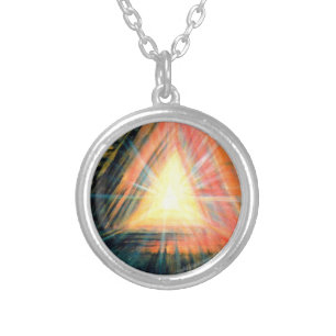 Healing Light Silver Plated Necklace