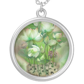 Healing Lotus Heart Chakra Wearable Art Necklace