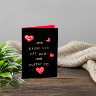 Healing Love Message Greeting Card