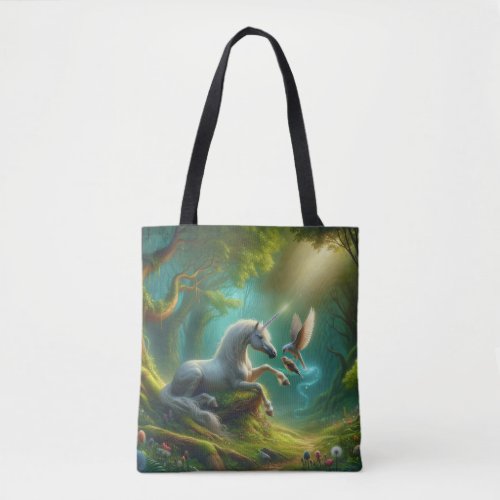 Healing Magic Unicorn  Tote Bag