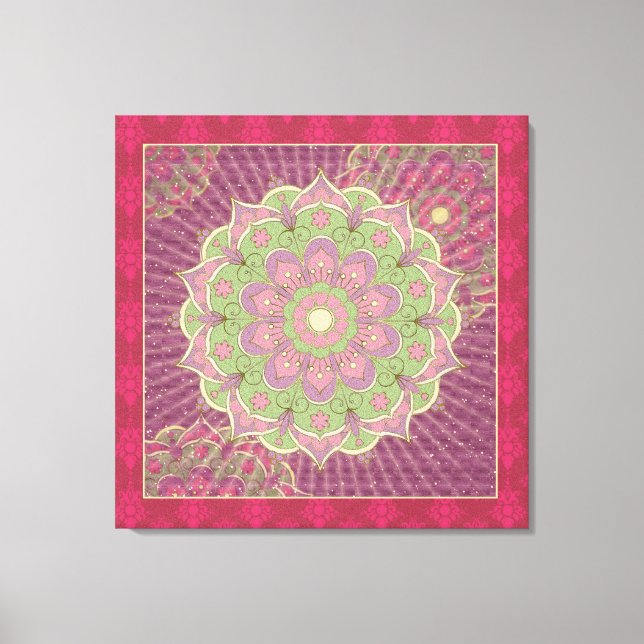 Healing Mandala - Wrapped Canvas Print (Front)