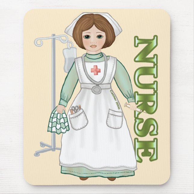 Healing nurse  mouse pad (Front)