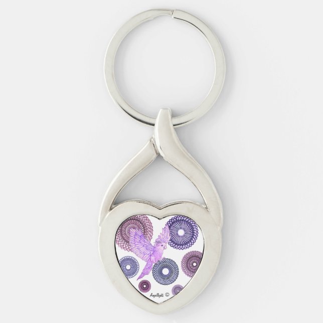 Healing Parakeet Keychain (Front)