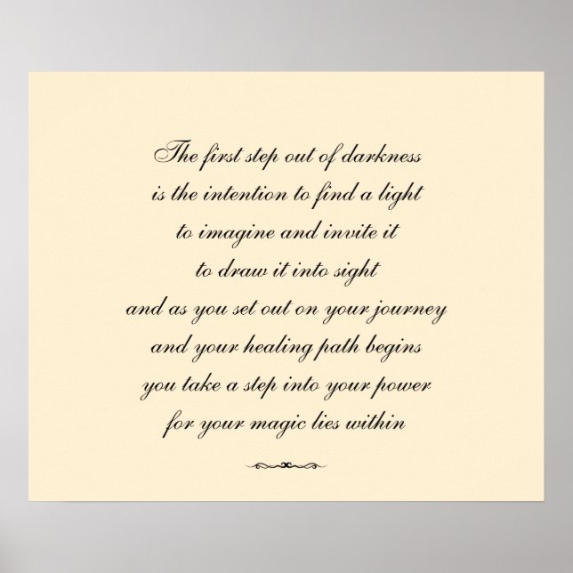 Healing Poster (Front)