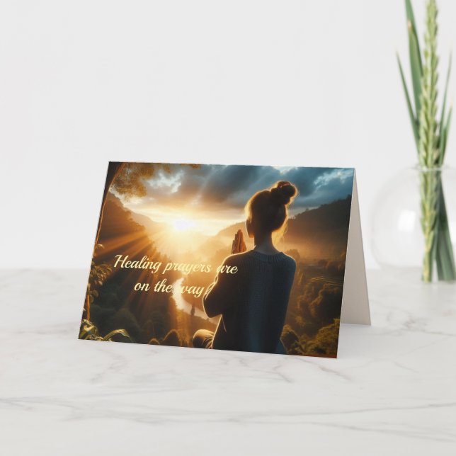 HEALING PRAYERS GET WELL CARD (Front)