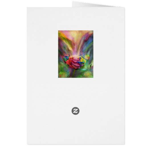 Healing Rose Art Card (Back)