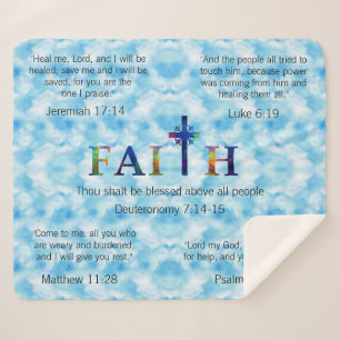 Healing Scriptures Faith Blanket