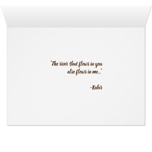 "Healing Song" card (Inside Horizontal (Bottom))