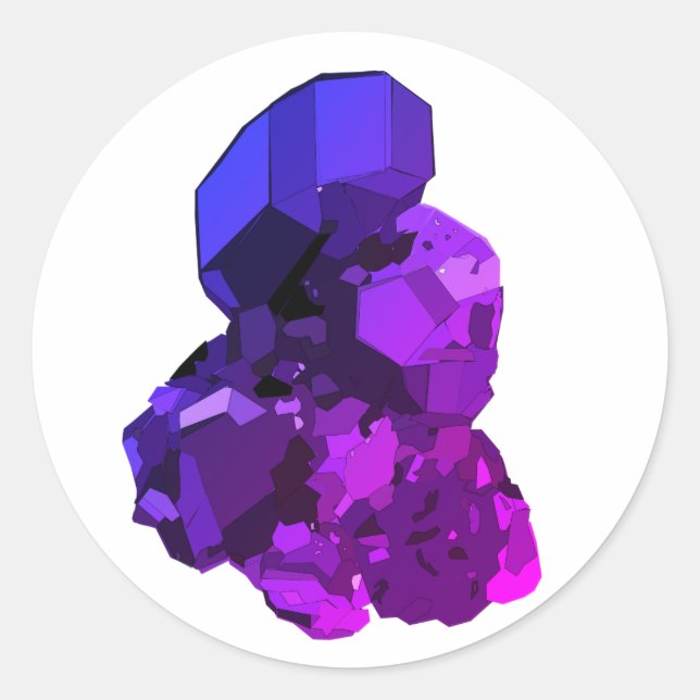 Healing Stone Digital Art Sticker (Front)