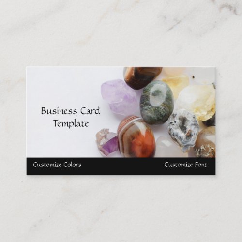 Healing Stones Business Card