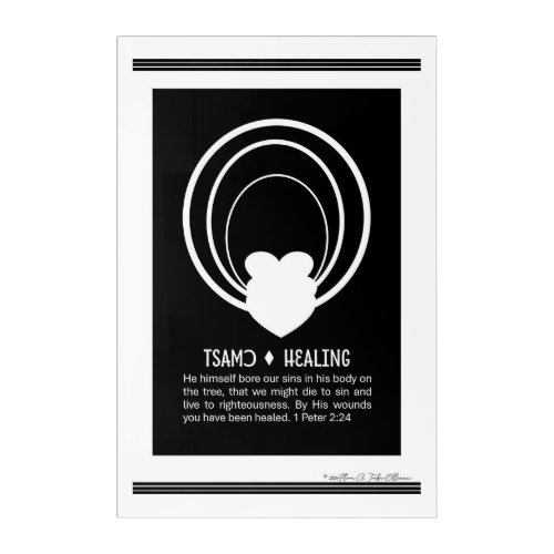 Healing Symbol _ African Christian Symbol  Acrylic Print