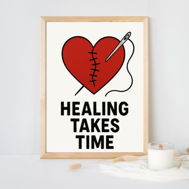 Healing Takes Time Mental Health Support  Photo Print (Creator Uploaded)