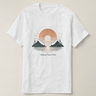Healing Takes Time" Minimalist T-Shirt | Lake & Mo