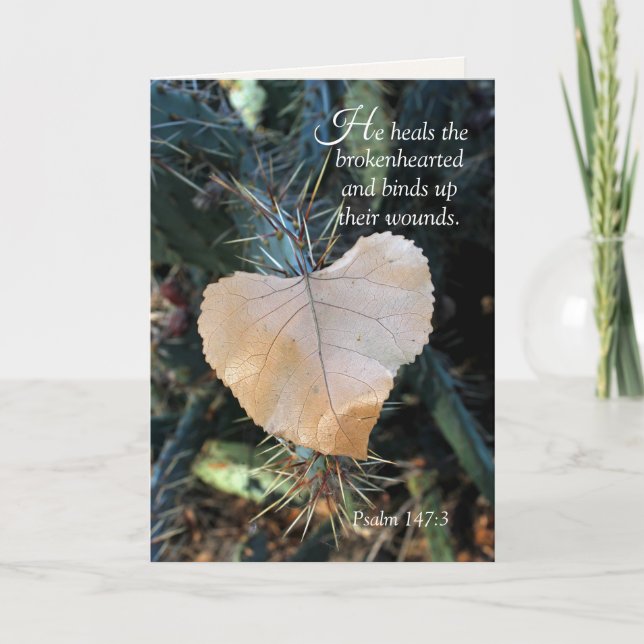 Healing the Brokenhearted Comfort Card (Front)