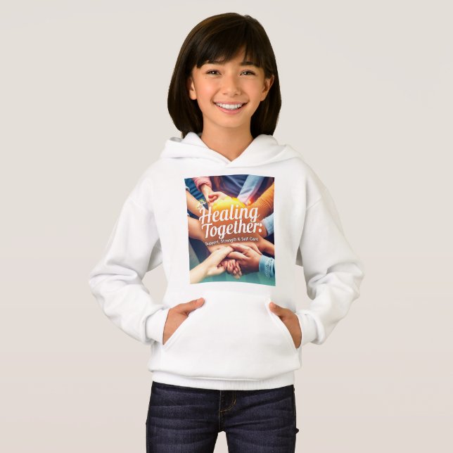  Healing Together: Embracing Support, Strength & S Hoodie (Front Full)