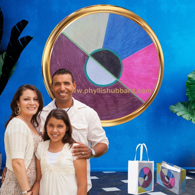 Healing Torus Grocery Bag (“Healing Torus” is now available. Browse/Shop/Purchase At: https://bit.ly/SmartArt4Wellness)