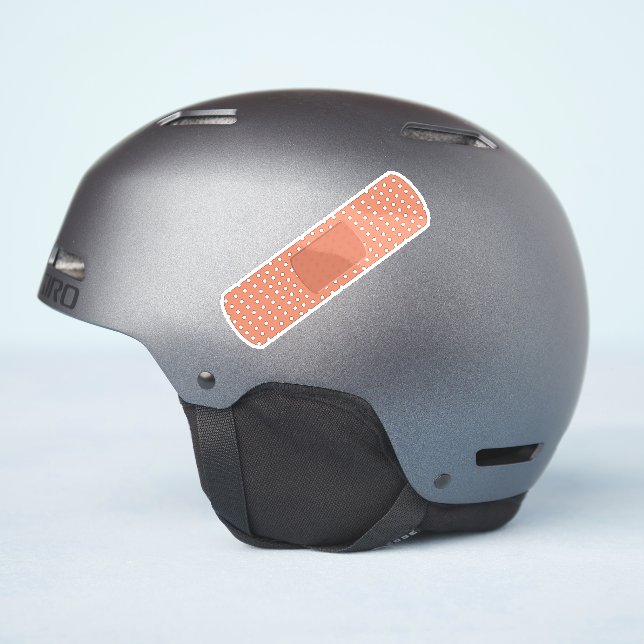 Healing Touch: Band-Aid Illustration Sticker (Helmet Side)