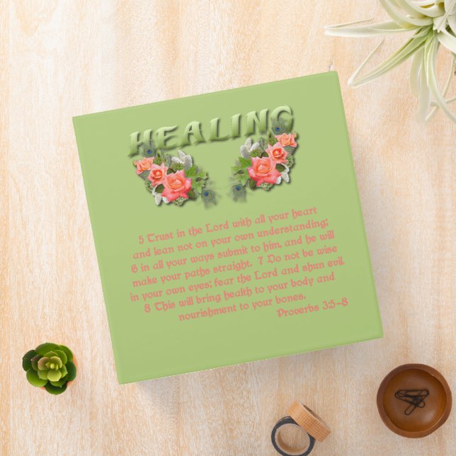 Healing Verse 2" Paper Capacity 3 Ring Binder (In Situ)