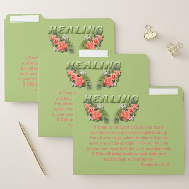 Healing Verse File Folders (Set)