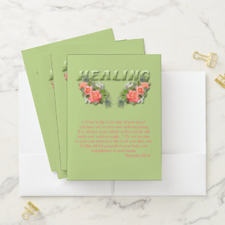 Healing Verse Pocket Folders