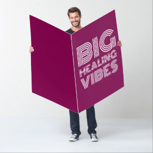 HEALING VIBES GET WELL CUSTOM Greeting Card