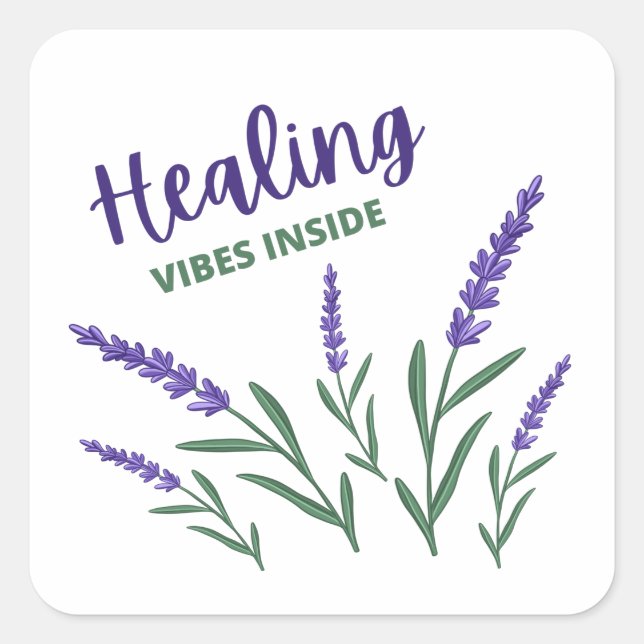 Healing Vibes Inside Sticker (Front)
